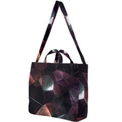 Crystals background designluxury Square Shoulder Tote Bag