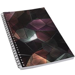 Crystals background designluxury 5.5  x 8.5  Notebook