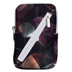 Crystals background designluxury Belt Pouch Bag (Large)