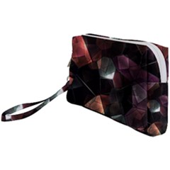 Crystals background designluxury Wristlet Pouch Bag (Small)