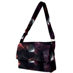 Crystals background designluxury Full Print Messenger Bag (L)