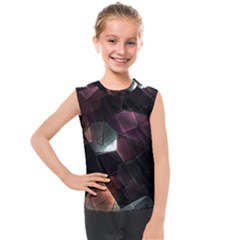 Crystals background designluxury Kids  Mesh Tank Top