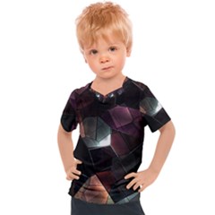 Crystals background designluxury Kids  Sports Tee