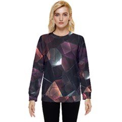 Crystals background designluxury Hidden Pocket Sweatshirt