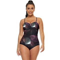 Crystals background designluxury Retro Full Coverage Swimsuit