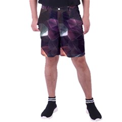 Crystals background designluxury Men s Pocket Shorts