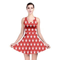 White Star Reversible Skater Dress