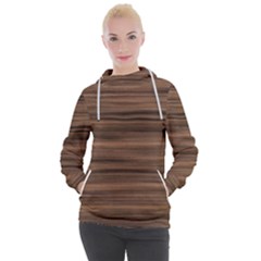 Texture Wood,dark Women s Hooded Pullover by nate14shop