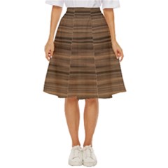 Texture Wood,dark Classic Short Skirt by nate14shop