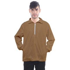 Template-wood Design Men s Half Zip Pullover by nateshop