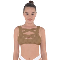 Template-wood Design Bandaged Up Bikini Top by nateshop