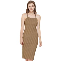 Template-wood Design Bodycon Cross Back Summer Dress by nateshop