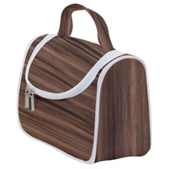 Texture Wood,dark Satchel Handbag by nateshop