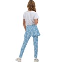 Snowflakes, White Blue Kids  Skirted Pants View2