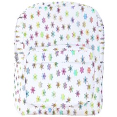 Snowflakes,colors Of The Rainbow Full Print Backpack by nateshop