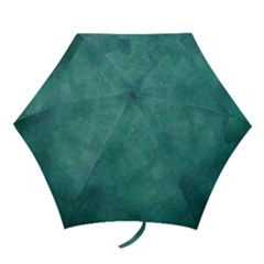 Dark Green Abstract Mini Folding Umbrellas