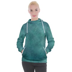 Dark Green Abstract Women s Hooded Pullover by nateshop