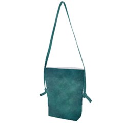 Dark Green Abstract Folding Shoulder Bag by nateshop