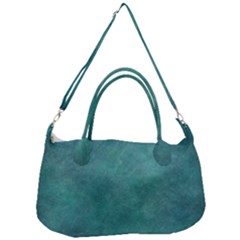 Dark Green Abstract Removal Strap Handbag by nateshop