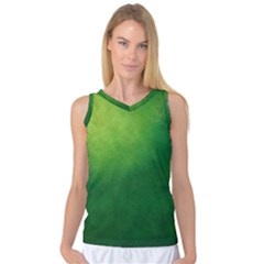 Light Green Abstract Women s Basketball Tank Top