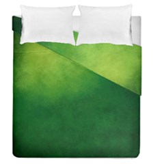 Light Green Abstract Duvet Cover Double Side (Queen Size)