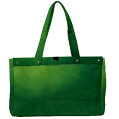 Light Green Abstract Canvas Work Bag