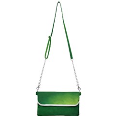 Light Green Abstract Mini Crossbody Handbag by nateshop