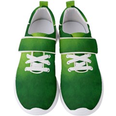 Light Green Abstract Men s Velcro Strap Shoes
