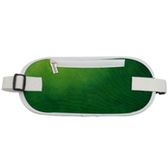 Light Green Abstract Rounded Waist Pouch by nateshop