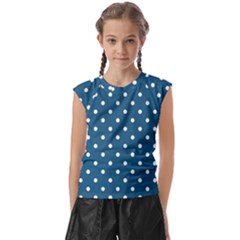 Polka-dots Kids  Raglan Cap Sleeve Tee by nateshop