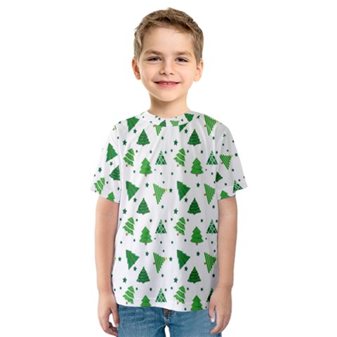 Christmas-trees Kids  Sport Mesh Tee by nateshop