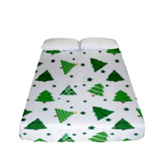 Christmas-trees Fitted Sheet (full/ Double Size) by nateshop