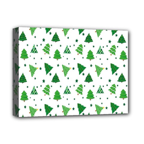 Christmas-trees Deluxe Canvas 16  X 12  (stretched)  by nateshop