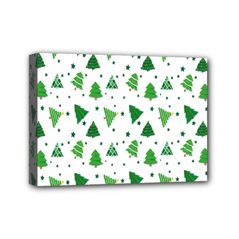 Christmas-trees Mini Canvas 7  X 5  (stretched) by nateshop