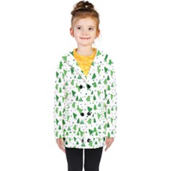 Christmas-trees Kids  Double Breasted Button Coat by nateshop