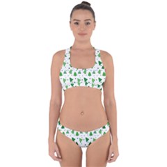 Christmas-trees Cross Back Hipster Bikini Set by nateshop