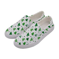 Christmas-trees Women s Canvas Slip Ons by nateshop