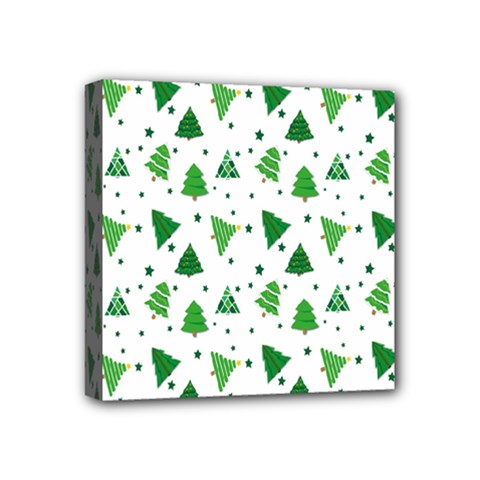 Christmas-trees Mini Canvas 4  X 4  (stretched) by nateshop