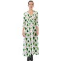 Christmas-trees Button Up Boho Maxi Dress View1