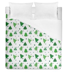Christmas-trees Duvet Cover (queen Size) by nateshop