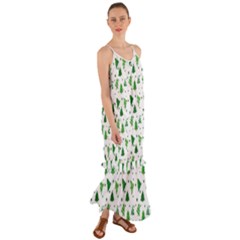 Christmas-trees Cami Maxi Ruffle Chiffon Dress by nateshop