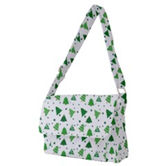 Christmas-trees Full Print Messenger Bag (m) by nateshop