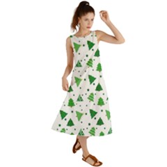 Christmas-trees Summer Maxi Dress by nateshop