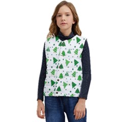Christmas-trees Kid s Short Button Up Puffer Vest	 by nateshop