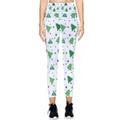 Christmas-trees Pocket Leggings  by nateshop