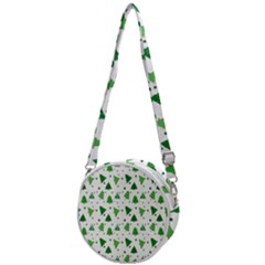 Christmas-trees Crossbody Circle Bag by nateshop