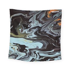 Abstract Painting Black Square Tapestry (small) by nateshop