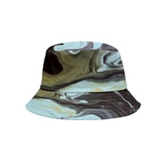 Abstract Painting Black Bucket Hat (kids)