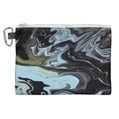 Abstract Painting Black Canvas Cosmetic Bag (xl) by nateshop