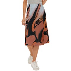 Paint Midi Panel Skirt